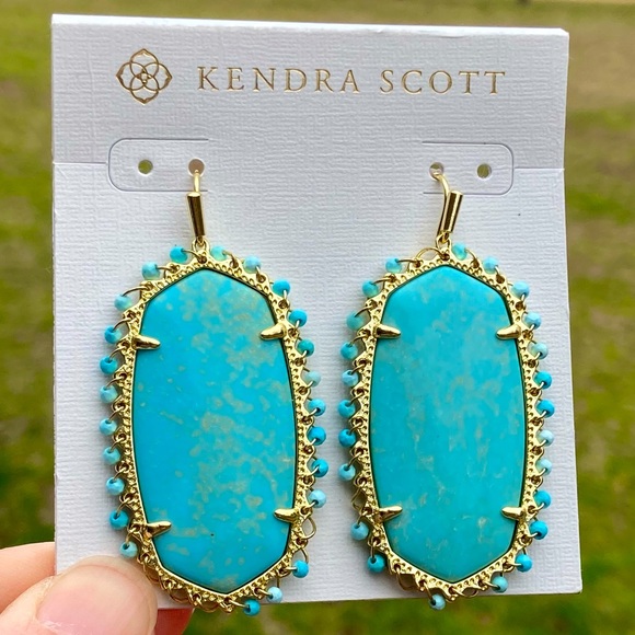 NWT - Kendra Scott - Beaded Danielle Earrings - Picture 1 of 6